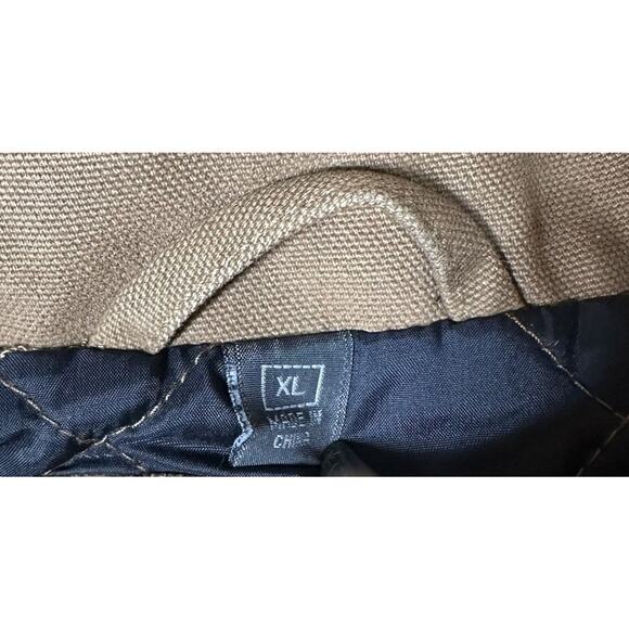 Destinations Workwear Montana Mens Heavy Work Jacket Duck Brown Insulated XL - Picture 13 of 16